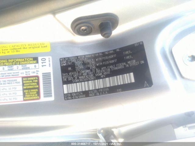 Photo 8 VIN: 5TDKK3DC5GS742801 - TOYOTA SIENNA 