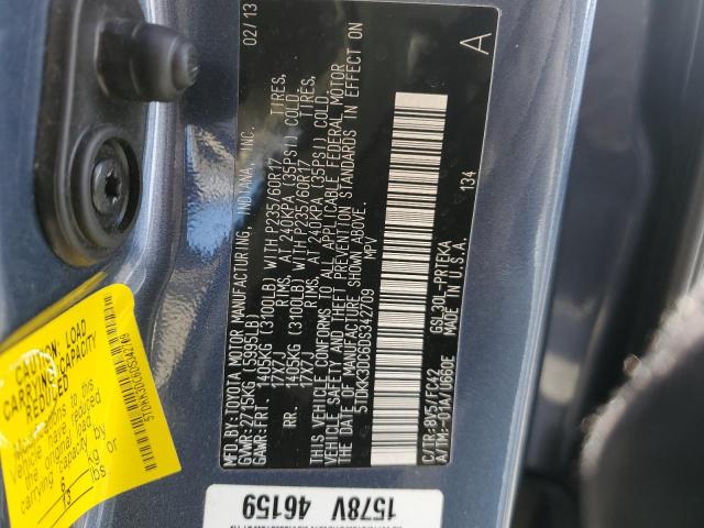 Photo 13 VIN: 5TDKK3DC6DS342709 - TOYOTA SIENNA LE 