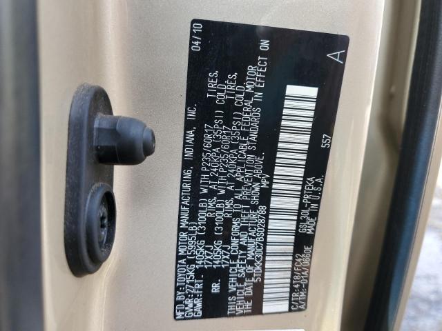 Photo 12 VIN: 5TDKK3DC7BS028788 - TOYOTA SIENNA LE 