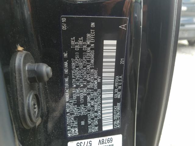 Photo 9 VIN: 5TDKK3DC7BS042139 - TOYOTA SIENNA LE 