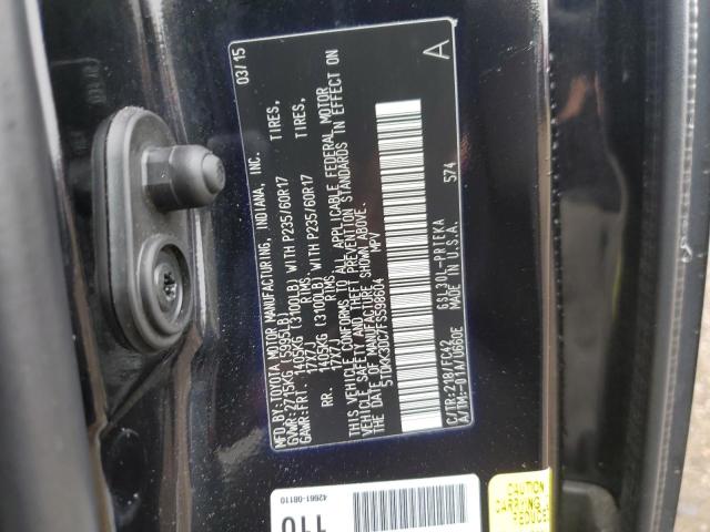 Photo 12 VIN: 5TDKK3DC7FS598604 - TOYOTA SIENNA LE 