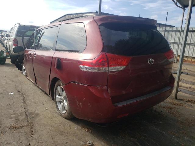 Photo 2 VIN: 5TDKK3DC8BS068815 - TOYOTA SIENNA LE 