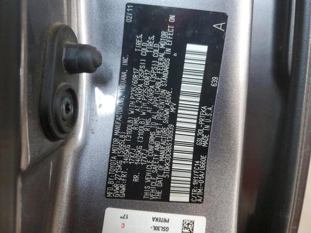 Photo 12 VIN: 5TDKK3DC8BS130939 - TOYOTA SIENNA LE 