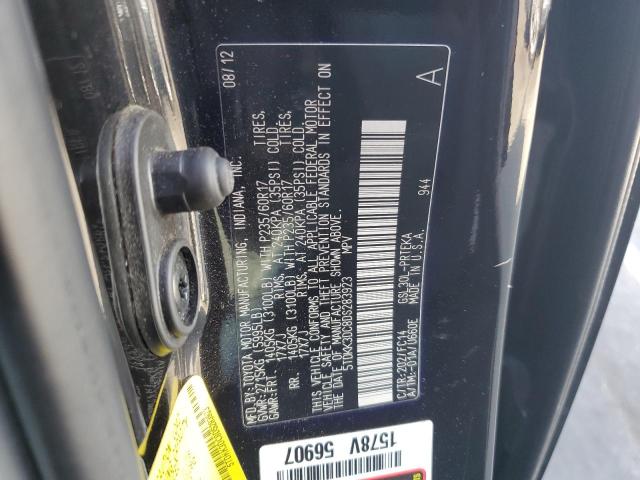 Photo 12 VIN: 5TDKK3DC8DS283923 - TOYOTA SIENNA LE 