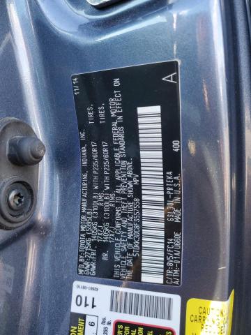 Photo 12 VIN: 5TDKK3DC8FS557558 - TOYOTA SIENNA LE 