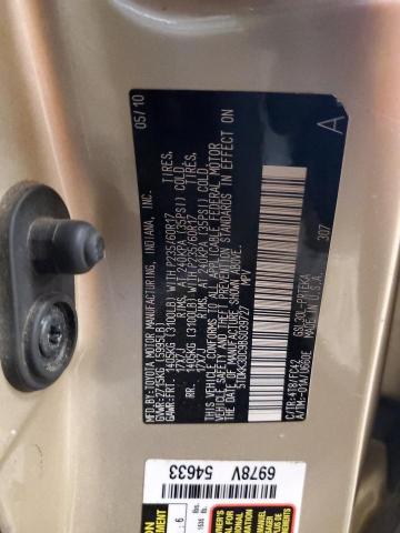 Photo 12 VIN: 5TDKK3DC9BS039727 - TOYOTA SIENNA LE 