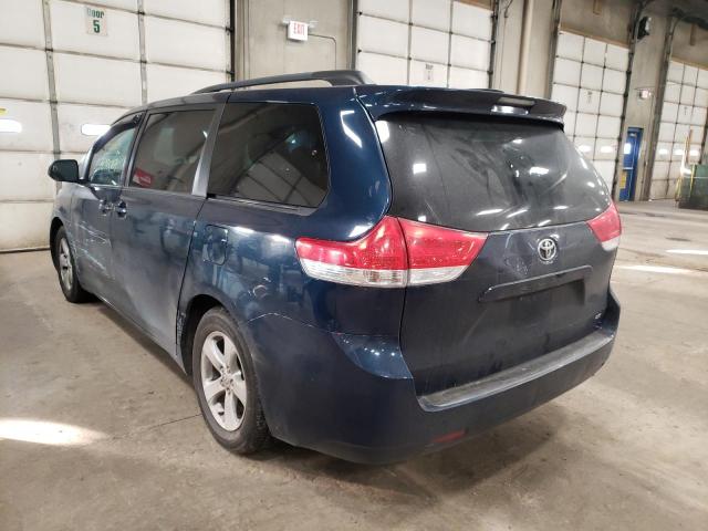 Photo 2 VIN: 5TDKK3DC9BS081346 - TOYOTA SIENNA LE 