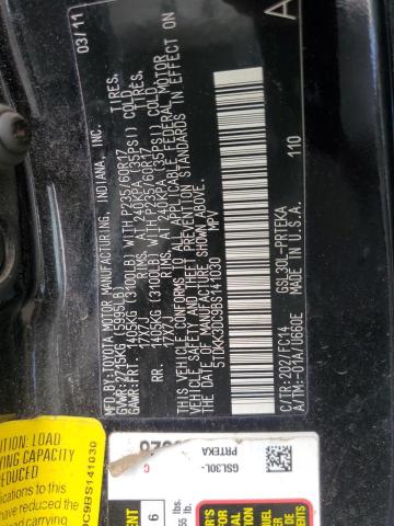 Photo 12 VIN: 5TDKK3DC9BS141030 - TOYOTA SIENNA LE 