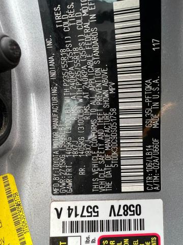 Photo 9 VIN: 5TDKK3DC9DS051758 - TOYOTA SIENNA LE 