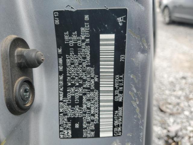 Photo 12 VIN: 5TDKK3DC9DS380967 - TOYOTA SIENNA LE 