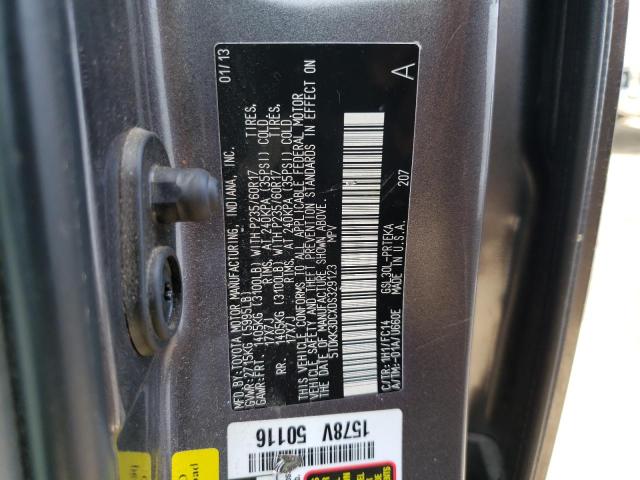 Photo 11 VIN: 5TDKK3DCXDS329123 - TOYOTA SIENNA LE 