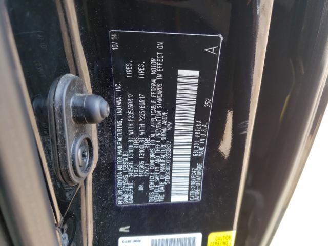 Photo 9 VIN: 5TDKK3DCXFS550627 - TOYOTA SIENNA LE 