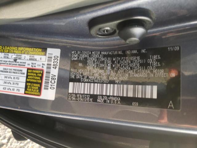 Photo 9 VIN: 5TDKK4CC1AS337503 - TOYOTA SIENNA CE 