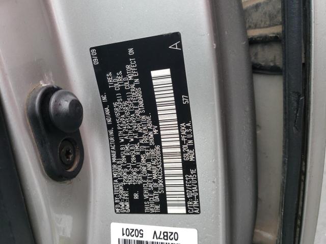 Photo 12 VIN: 5TDKK4CC5AS320896 - TOYOTA SIENNA CE 