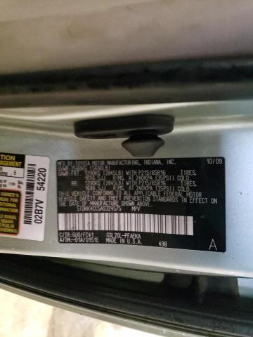 Photo 12 VIN: 5TDKK4CC5AS324575 - TOYOTA SIENNA CE 