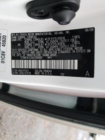 Photo 9 VIN: 5TDKK4CCXAS299060 - TOYOTA SIENNA CE 