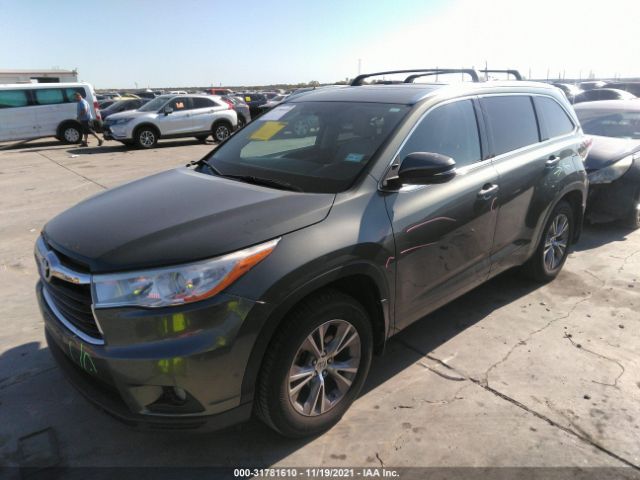 Photo 1 VIN: 5TDKKRFH0ES017115 - TOYOTA HIGHLANDER 