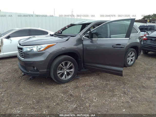 Photo 1 VIN: 5TDKKRFH0FS091765 - TOYOTA HIGHLANDER 