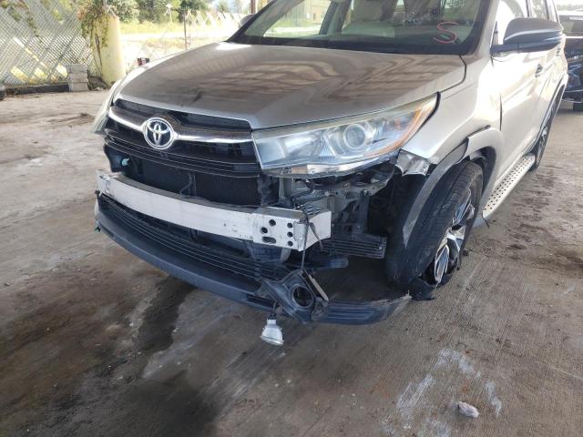 Photo 8 VIN: 5TDKKRFH0GS159046 - TOYOTA HIGHLANDER 