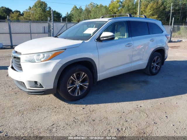 Photo 1 VIN: 5TDKKRFH1GS124905 - TOYOTA HIGHLANDER 