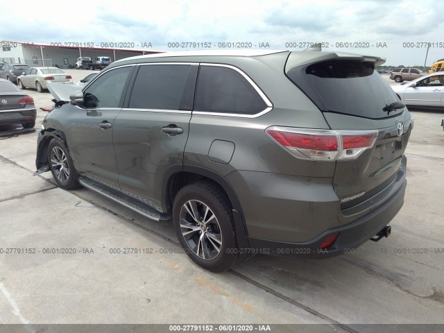 Photo 2 VIN: 5TDKKRFH1GS168113 - TOYOTA HIGHLANDER 