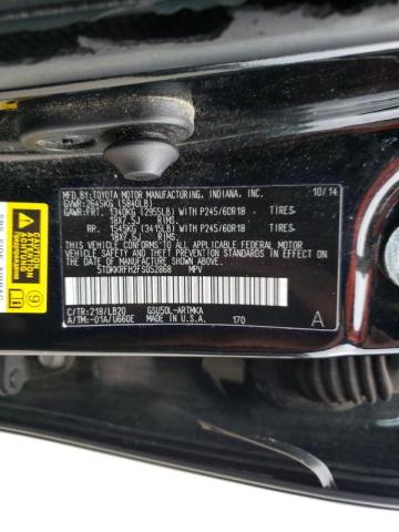 Photo 11 VIN: 5TDKKRFH2FS052868 - TOYOTA HIGHLANDER 