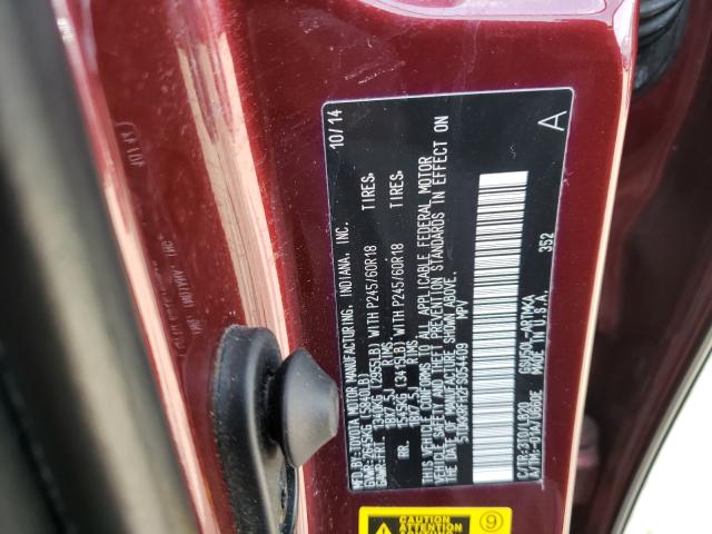 Photo 9 VIN: 5TDKKRFH2FS054409 - TOYOTA HIGHLANDER 