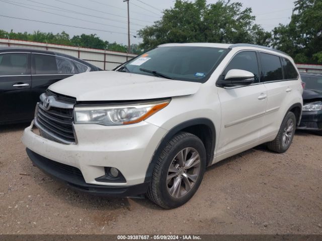 Photo 1 VIN: 5TDKKRFH2FS112485 - TOYOTA HIGHLANDER 