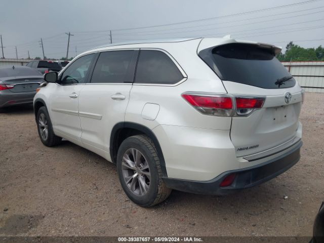 Photo 2 VIN: 5TDKKRFH2FS112485 - TOYOTA HIGHLANDER 