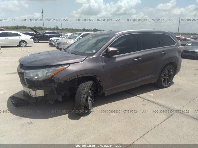 Photo 1 VIN: 5TDKKRFH2GS134617 - TOYOTA HIGHLANDER 