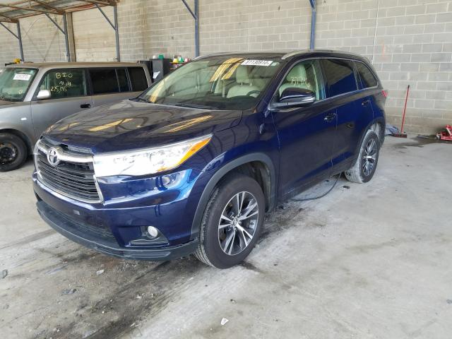 Photo 1 VIN: 5TDKKRFH2GS182411 - TOYOTA HIGHLANDER 