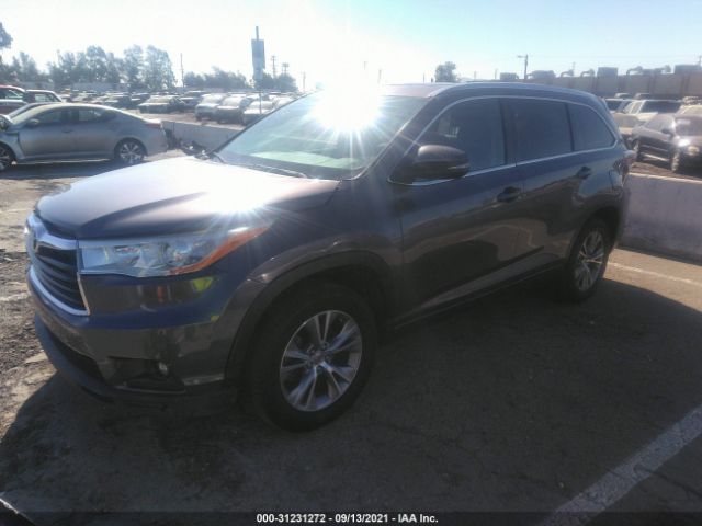 Photo 1 VIN: 5TDKKRFH3ES011597 - TOYOTA HIGHLANDER 