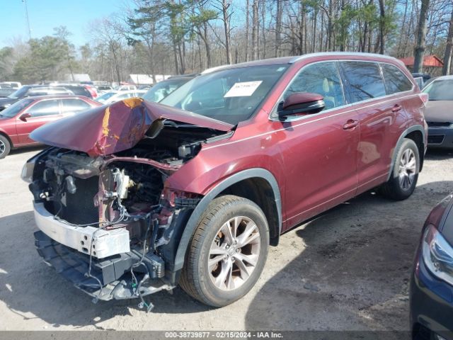 Photo 1 VIN: 5TDKKRFH3FS107599 - TOYOTA HIGHLANDER 