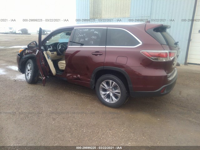 Photo 2 VIN: 5TDKKRFH4FS086214 - TOYOTA HIGHLANDER 