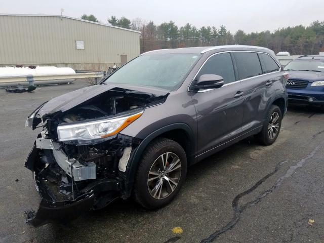 Photo 1 VIN: 5TDKKRFH4GS134294 - TOYOTA HIGHLANDER 