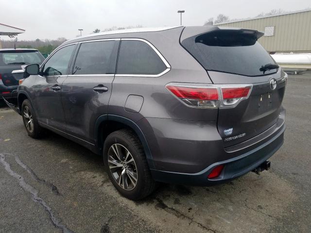 Photo 2 VIN: 5TDKKRFH4GS134294 - TOYOTA HIGHLANDER 