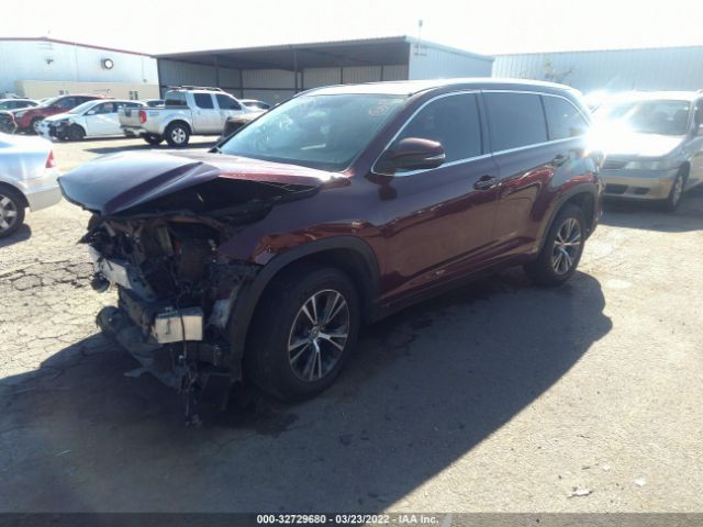 Photo 1 VIN: 5TDKKRFH5GS133803 - TOYOTA HIGHLANDER 