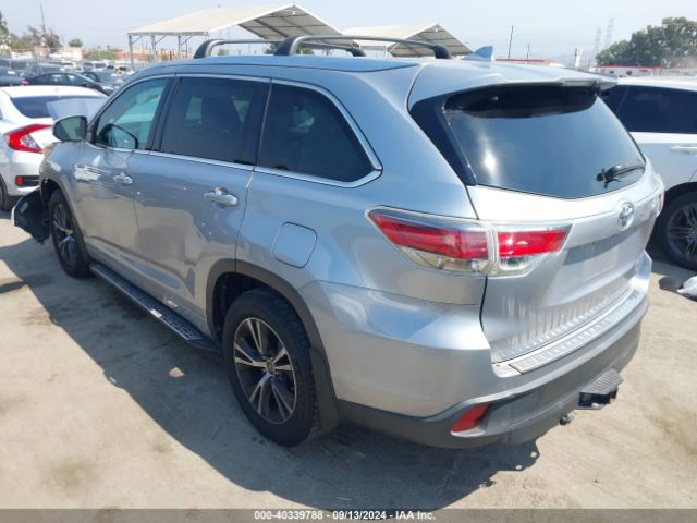 Photo 2 VIN: 5TDKKRFH5GS160709 - TOYOTA HIGHLANDER 