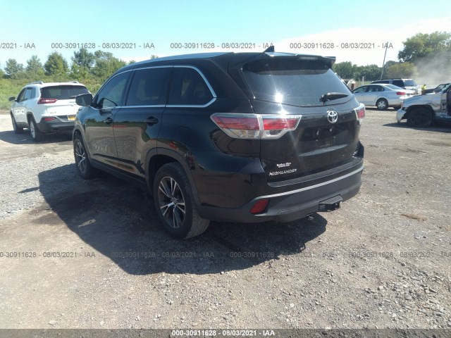 Photo 2 VIN: 5TDKKRFH5GS161116 - TOYOTA HIGHLANDER 