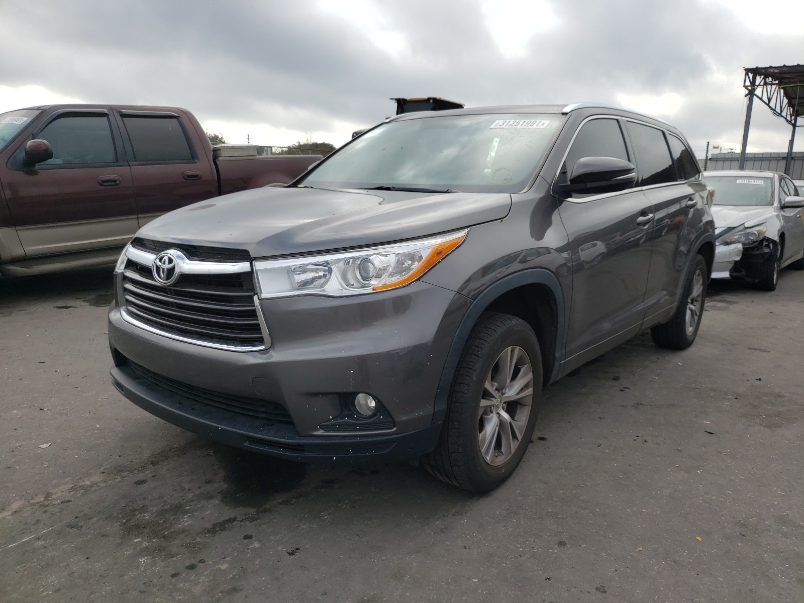 Photo 1 VIN: 5TDKKRFH6ES036087 - TOYOTA HIGHLANDER 