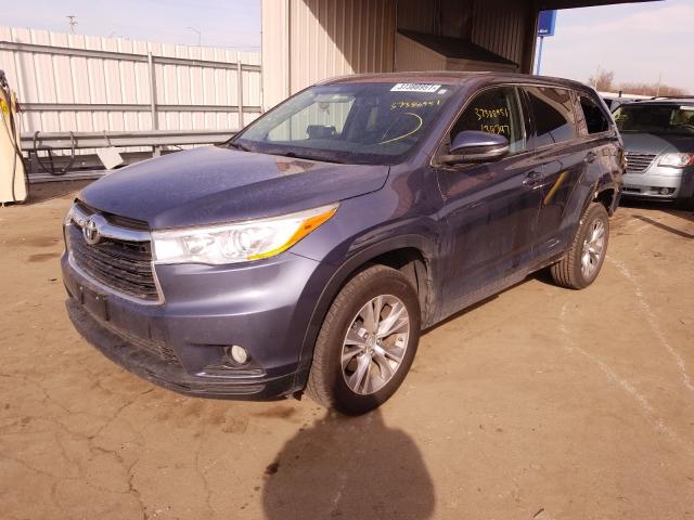 Photo 1 VIN: 5TDKKRFH7ES021890 - TOYOTA HIGHLANDER 