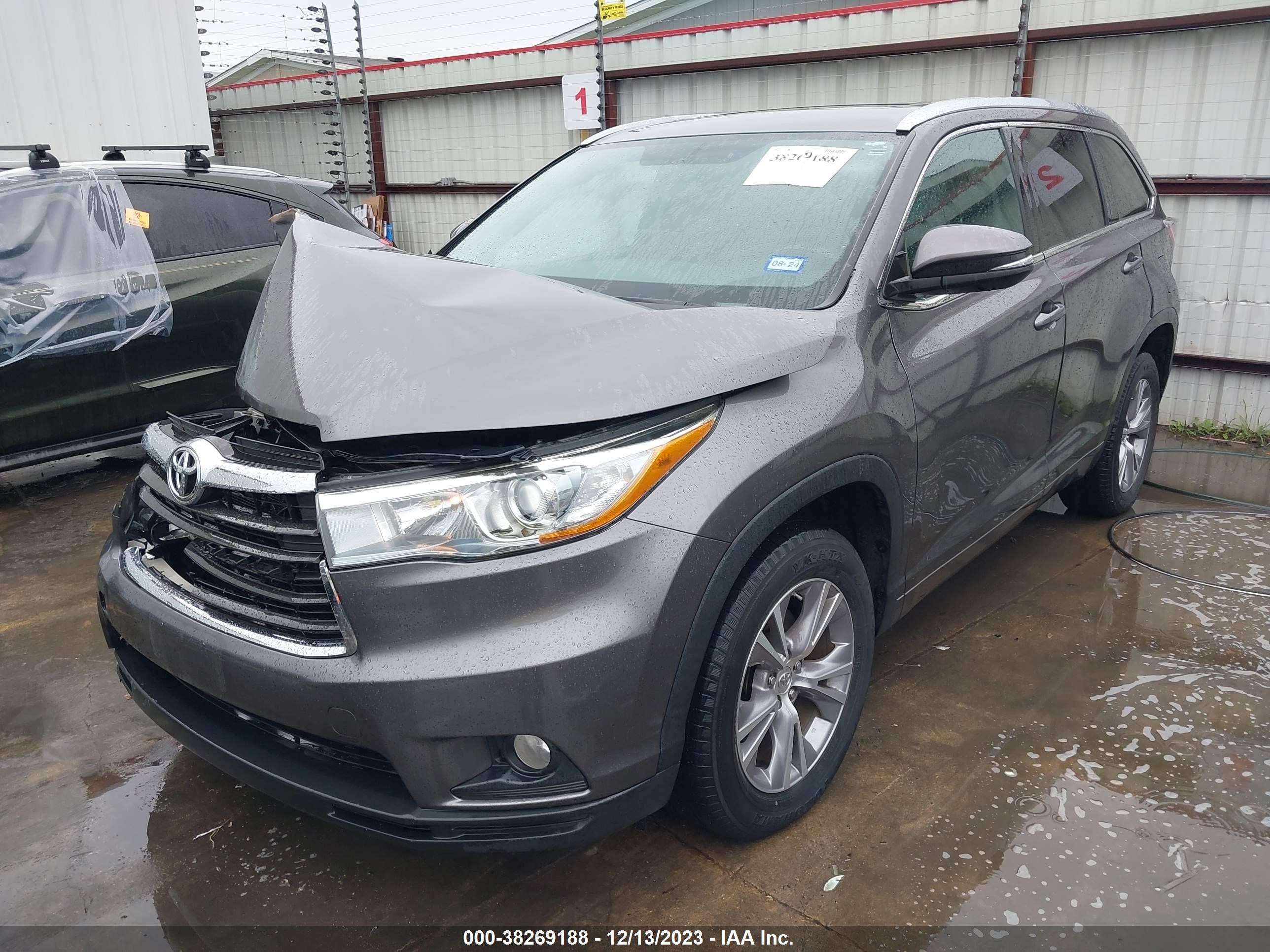 Photo 1 VIN: 5TDKKRFH7FS090371 - TOYOTA HIGHLANDER 