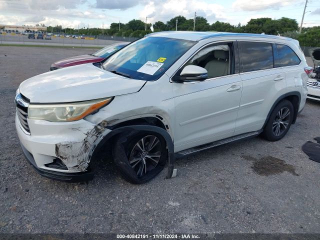 Photo 1 VIN: 5TDKKRFH7GS122110 - TOYOTA HIGHLANDER 