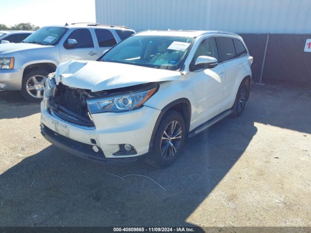 Photo 1 VIN: 5TDKKRFH7GS129140 - TOYOTA HIGHLANDER 