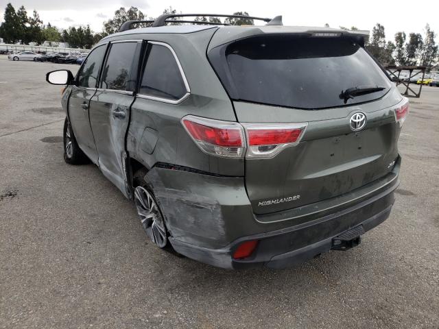 Photo 2 VIN: 5TDKKRFH7GS152840 - TOYOTA HIGHLANDER 