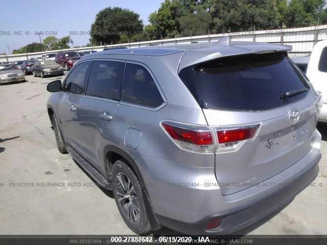 Photo 2 VIN: 5TDKKRFH7GS505464 - TOYOTA HIGHLANDER 