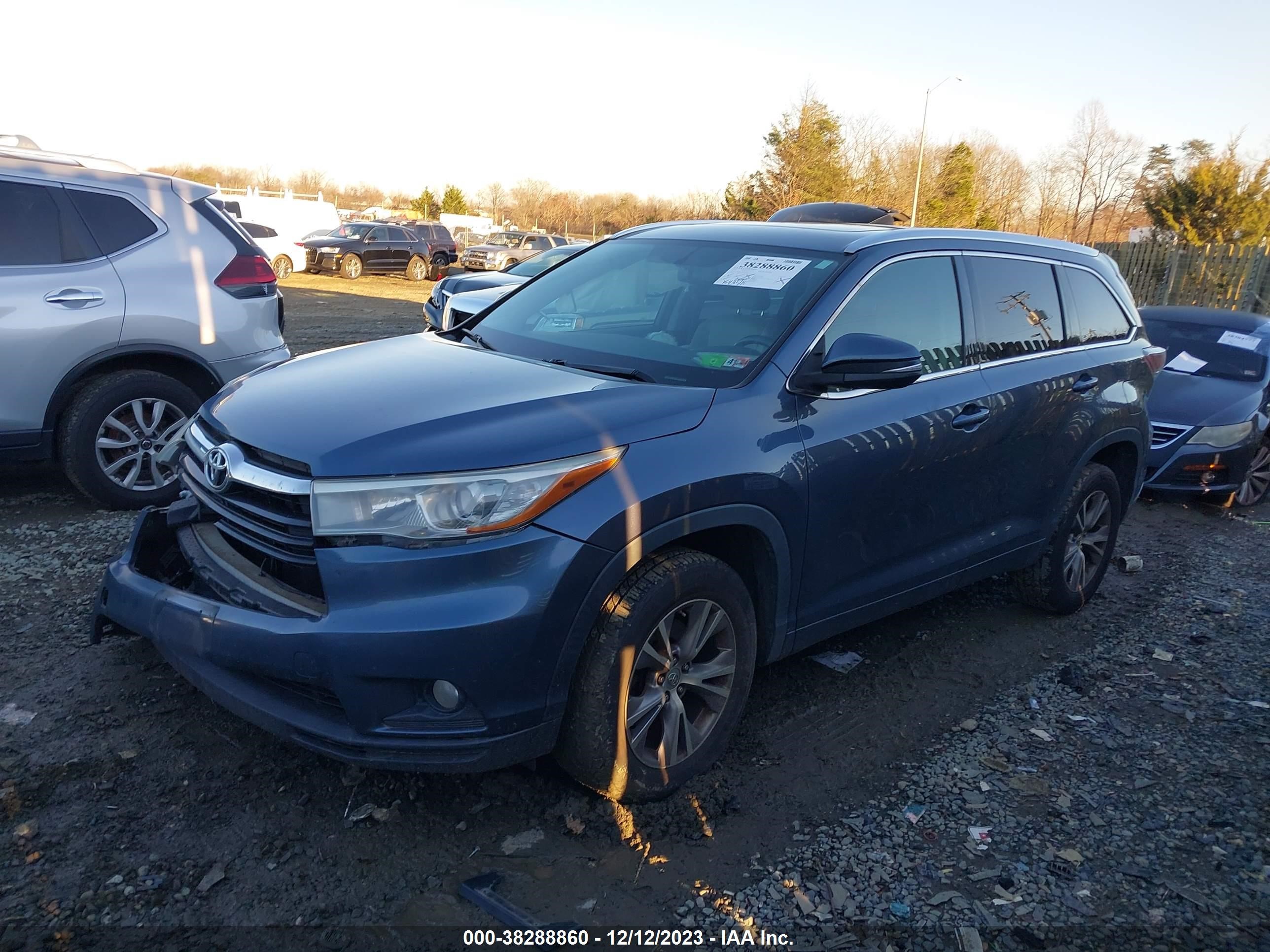 Photo 1 VIN: 5TDKKRFH9FS059218 - TOYOTA HIGHLANDER 