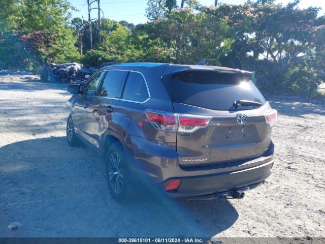 Photo 2 VIN: 5TDKKRFH9GS136266 - TOYOTA HIGHLANDER 