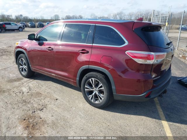 Photo 2 VIN: 5TDKKRFH9GS153262 - TOYOTA HIGHLANDER 