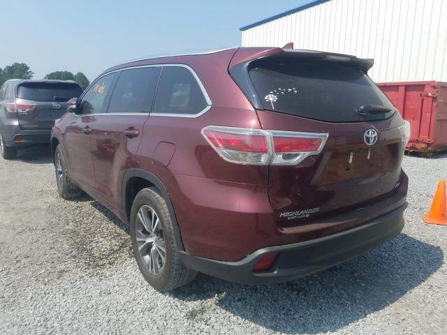 Photo 2 VIN: 5TDKKRFH9GS165766 - TOYOTA HIGHLANDER 